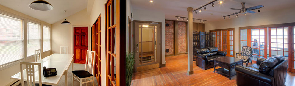 Panoramic shot of Headspace Design's office