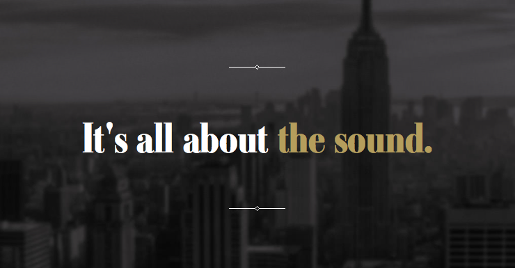 Web Highlights: Sound City Project