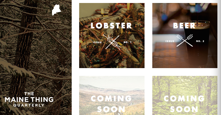 Web Highlights: The Maine Thing Quarterly